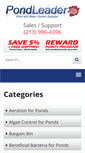 Mobile Screenshot of pondleader.com